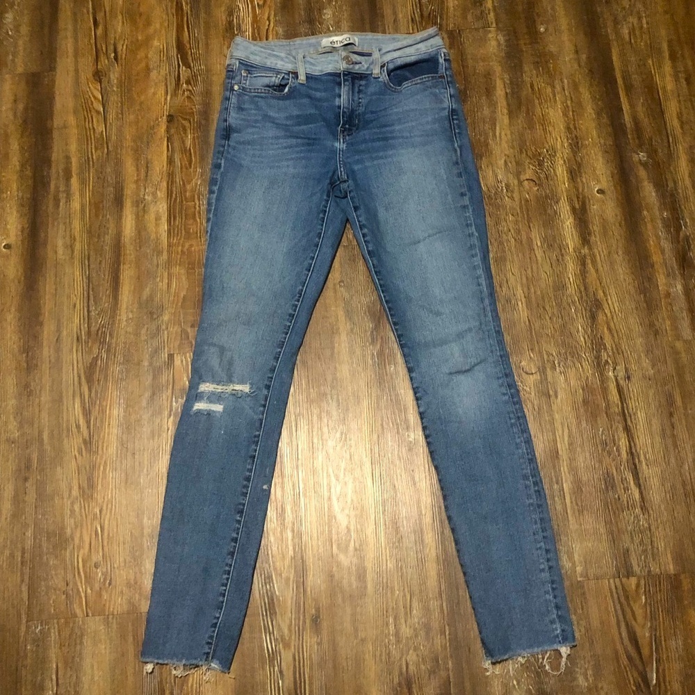 Etica Blue Skinny Jeans
